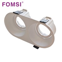 Support de Downlight Carré LED FOMSI Mat Multi-têtes MR16 Boîtier de Lampe LED GU10 Module LED MR16 Cadre de Spot LED