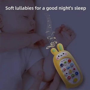 Juguete Educativo para Niños Jinying, Teléfono Móvil de Simulación Musical Electrónico con Funda de Silicona de Dibujos Animados de Conejo - Product Image 5