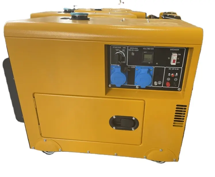 Kraftstoff-/Diesel-Wechselstromgeneratoren 2 kW 3 kW 4 kW 5 kW 6 kW 8 kW 10 kW kleiner tragbarer Dieselstromgenerator mit hoher Leistung