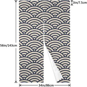 2025 Sản Phẩm Mới Thăng Hoa In Ấn Linen Polyester Vải Single Side In Ấn Nhật Bản Noren Tùy Chỉnh Thiết Kế Rèm Cửa - Product Image 4