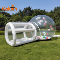 Piscine à balles gonflable Kaluen pour l'extérieur, maison à bulles gonflable pour le camping, grande structure gonflable en PVC pour enfants, château gonflable, trampoline