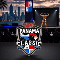 Médaille personnalisée Panama Classic Physique avec ruban, finition métal argent noir, relief 3D, prix de compétition de musculation