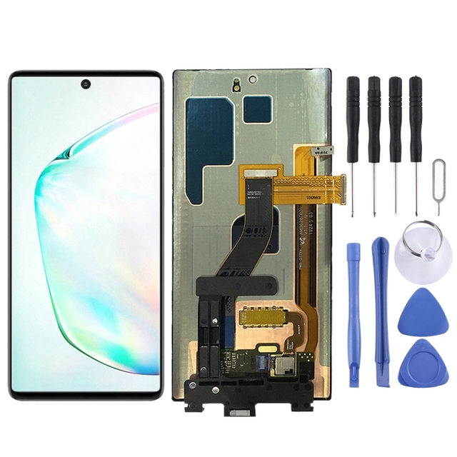 Original Dynamic AMOLED LCD Screen for Samsung Galaxy Note 10 With Digitizer Full Assembly Mobile Phone Touch Screen