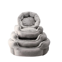Vente flash - Lit pour chat et chien moderne, confortable, en polyester doux, emballage en carton, quatre tailles, respirant, antidérapant, toutes saisons