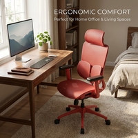 Chaise de bureau AOR avec structure en alliage d'aluminium, roulettes silencieuses, dossier réglable, soutien lombaire, vente en gros usine