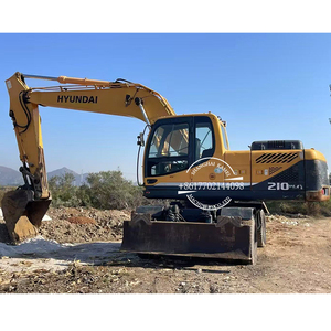 Original <b>Paint</b> Wheel Excavator 20 Ton in Stock Hyundai R210W-9T Earthmoving Machinery USED - Product Image 1