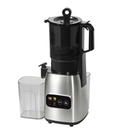 Extracteur de jus lent électrique domestique silencieux à moteur DC en acier inoxydable, presse à froid pour gingembre, capacité 1,2 L