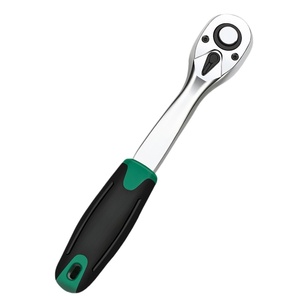 Llave de trinquete de cabeza de pera de 72 dientes con liberación rápida, llave de trinquete de dado que ahorra esfuerzo, de 1/4", 3/8", 1/2" para reparación automotriz - Product Image 2