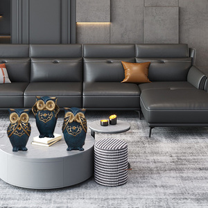 Decorazioni per la casa in resina scultura gufo attività regali creativi nuovi animali europei statuetta ornamenti in resina artigianato - Product Image 3