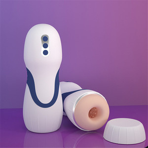 <strong>Custom</strong> <strong>Penis</strong> Stimulation Heating Electric 10-Frequency Vibration Modes Automatic Male Masturbator Cup - Product Image 4