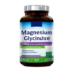 Cápsulas de Glicinato de Magnesio de 500 mg, Suplemento Dietético en Premix, OEM ODM, 120 Cápsulas Vegetarianas, Proporcionan Energía - Product Image 3
