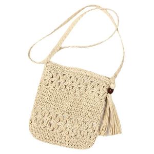 Sacs Hobo Tissés pour Femmes, Sacs à Main Élégants Noirs pour Dames, Sac à Bandoulière Tissé Creux pour Femme, Modèle à Fond Rond - Product Image 6