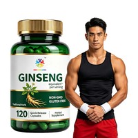 Grossiste en capsules de poudre de ginseng pur, reconstitue l'énergie cellulaire, le ginseng favorise l'énergie, la vitalité et le bien-être général