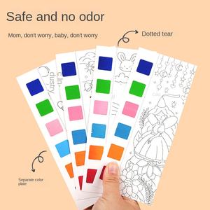 Libro de Dibujo <span class=keywords><strong>para</strong></span> Niños, Pintura con Acuarelas, Rotuladores de Graffiti, Libro de <span class=keywords><strong>Colorear</strong></span> <span class=keywords><strong>para</strong></span> Jardín de Infancia, Papel Transparente - Product Image 5