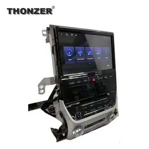 Reproductor Multimedia de Audio y Radio para coche, sistema de navegación estéreo con reproductor de DVD, Android, para toyota LandCruiser LC200 2008-2021