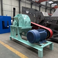 Broyeur de bois de haute qualité, respectueux de l'environnement, avec moteur à roulement, capacité 2T/H, 380V, pour le traitement du bois agricole