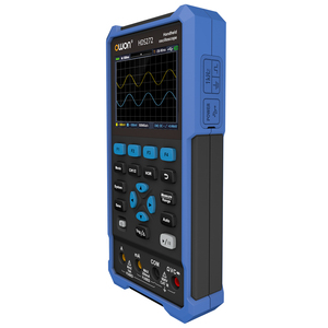 Oscilloscope numérique portable 3-en-1 HDS272, multimètre, générateur de formes d'onde, 2 canaux, 250MSa/s, écran LCD 3,5 pouces, 70 MHz - Product Image 3