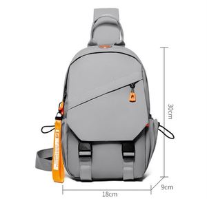 Sac de Poitrine Multifonctionnel Grande Capacité pour Homme BESTELLA – Sac à Bandoulière Décontracté en Nylon Imperméable pour Cyclisme et Activités Extérieures - Product Image 5