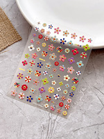 Nouveaux autocollants pour ongles 5D en relief TSZS, motifs floraux printaniers, marguerites, lys, roses, décorations ultra-fines pour manucure
