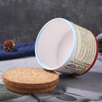 Direct van de fabriek: op maat bedrukte, biologisch afbreekbare, milieuvriendelijke, food-grade, natuurlijke houten stopper, papieren verpakking, kruidenpapieren tube
