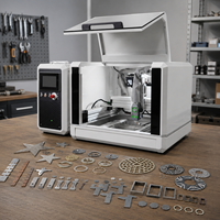 Mini Cortadora Láser de Fibra Portátil de 800W con Control CNC para Aluminio, Titanio, Acero al Carbono, Lámina Metálica, Equipo Compacto para Estudio de Corte
