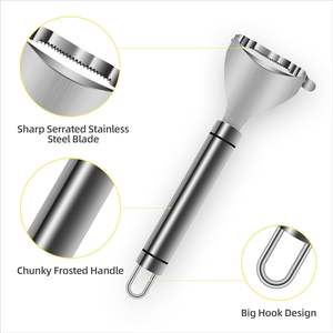 Corn Peeler, Stainless Steel Corn Cutting Machine, Peeler, Corn Peeler, Cutting Machine, Peeler, Thresher, Kitchen <b>Tool</b> - Product Image 3