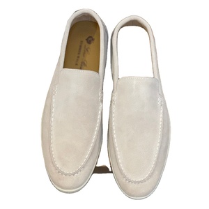 Mocasines de cuero vacuno cómodos para hombre 2026, lujosos y a la moda, con suela de goma, para ocio al aire libre, de fondo plano, tipo náutico. - Product Image 2