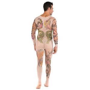 <span class=keywords><strong>Lingerie</strong></span> sexy pour <span class=keywords><strong>homme</strong></span> Combinaison moulante une pièce Bodystockings pour hommes <span class=keywords><strong>en</strong></span> bas sexy <span class=keywords><strong>en</strong></span> soie avec impression - Product Image 6