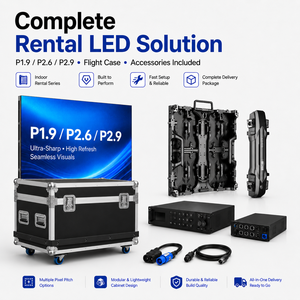 Tablero de fondo de publicidad de pantalla LED de película para exteriores grande 500x500 IP65 paneles de pared de video para eventos con SDK para tienda minorista - Product Image 6