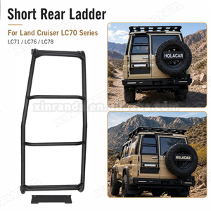 Escalera Trasera Corta para Automóvil, Escalera para Puerta Trasera para <span class=keywords><strong>Toyota</strong></span> <span class=keywords><strong>Land</strong></span> <span class=keywords><strong>Cruiser</strong></span> Serie LC70 LC71 LC76 LC78 - Product Image 4