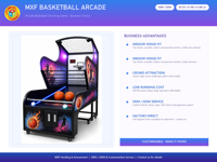 Machine de basket-ball d'arcade à vendre, à monnayeur, Pop-a-Shot, double monnayeur, paiement par carte mobile