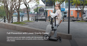 ROBOOTER XZ-Droid, Robot de Movilidad Inteligente, Silla de Ruedas Eléctrica Vertical para Rehabilitación de Discapacitados, Movilidad Asistida en Exteriores - Product Image 4