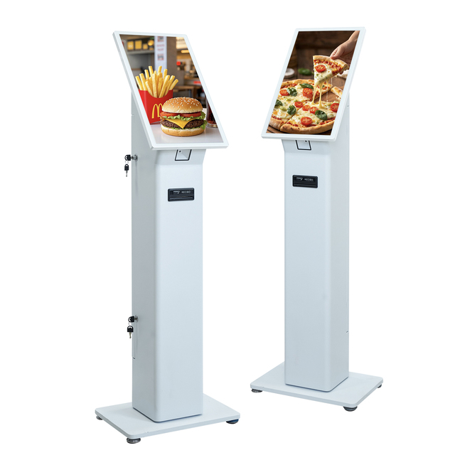 15.6/21.5'' Floor Standing/Desktop Kiosk Touch Screen With QR Scanner and Printer Self Service Payment Kiosk