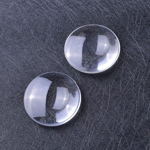 Biconvex Lens 50mm <b>Acrylic</b> Optical <b>Mirror</b> Magnifier For Educational Toy Use - Product Image 3