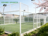 Canchas de Tenis de Acero y Vidrio Templado, Removibles, Duraderas e Impermeables, de Fácil Instalación, Diseño Nuevo, Fabricación OEM/ODM