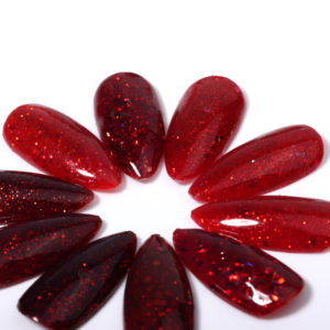 Vernis à ongles gel <span class=keywords><strong>rouge</strong></span> KNC 2025, paillettes, produits pour les ongles, fournisseurs de vernis à ongles gel, sans HEMA, vernis à ongles gel en marque privée, sans TPO, fournitures pour les ongles - Product Image 3