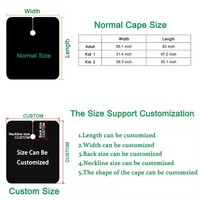 Cape de coiffure en polyester, imperméable, avec logo personnalisé pour salon, conception sur mesure en usine, cape de barbier pour coupe de cheveux avec col en silicone