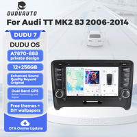 DUDUAUTO du7 A7870 Radio mobil nirkabel Carplay AUTO Radio Multimedia Player Head Unit untuk Audi TT MK2 8J 2006 2007-2014