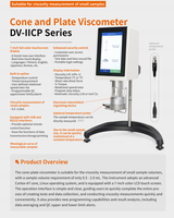 Viscosimètre à cône DV-IICPHB, viscosimètre à cône à plaque, testeur de viscosité à température contrôlée, écran tactile