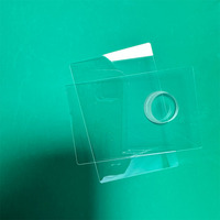 Verre trempé transparent découpé sur mesure par CNC