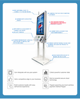 HONGNUO 23.6/32 ''Zimmer kartensp ender Ticket drucker Kiosk Self Check im Kiosk Self Service Zahlungs automat