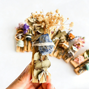 Incienso Aromático de Lavanda y Rosa, Varillas de Incienso de Madera Natural con Cristales, Palo Santo, Set de Regalo Festivo, Regalos para Damas de Honor, Decoración del Hogar - Product Image 5