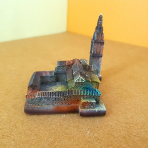Witt Resina Artesanía Decoración del hogar Edificio <span class=keywords><strong>Santo</strong></span> <span class=keywords><strong>Domingo</strong></span> De La Calzada Modelo Manor Turismo Recuerdos y Castillo para turistas - Product Image 3