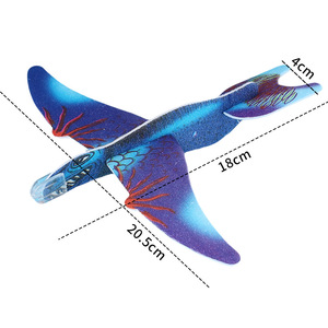 Cartoon Animal <b>Foam</b> Airplane Dinosaur <b>Model</b> Assembly Glider For Children Age 5 7 Years Unisex Toy - Product Image 2