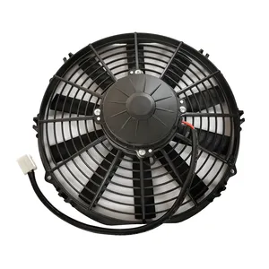 High performance 24v electric universal auto radiator fan 11 inch condenser fan for bus cooling system