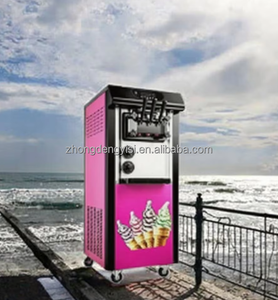 Machine à glace molle automatique professionnelle pour les cafés et les foyers, offrant des saveurs au chocolat au lait et aux saveurs aqueuses - Product Image 4