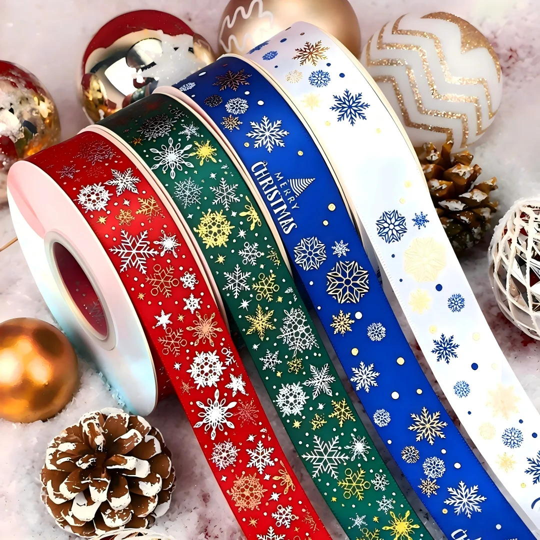 Christmas Gift Decoration Butterfly Bow Handmade DIY Ribbon for Cake Bouquet Gift Box Packaging Gift Ribbons Satin Ribbon