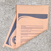 Sac composite en PP tissé en papier kraft recyclable de 15 kg et 25 kg, sac en plastique tissé en polypropylène imperméable pour l'industrie