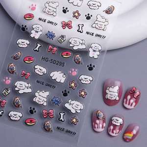 Custom High Quality <b>Waterproof</b> Stickersshark Autocollant Etiqueta Engomada Decorative Nail <b>Stickers</b> - Product Image 1