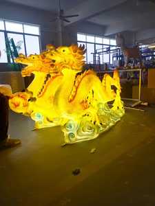 Lámpara con Motivo de Dragón IP65 LED, Escultura Luminosa para Exteriores, Decoración para Recorridos Nocturnos en Parques Temáticos - Product Image 1